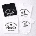 Custom Family Disney Trip Shirts with Name, Matching Family Vacation Shirts, Personalized Disney Style Outfit, Mom Dad Kids Baby Set