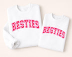 Matching Besties Sweatshirts, Mom and Daughter Besties Shirts, Best Friends Matching Outfits, Adult and Kid Besties Set