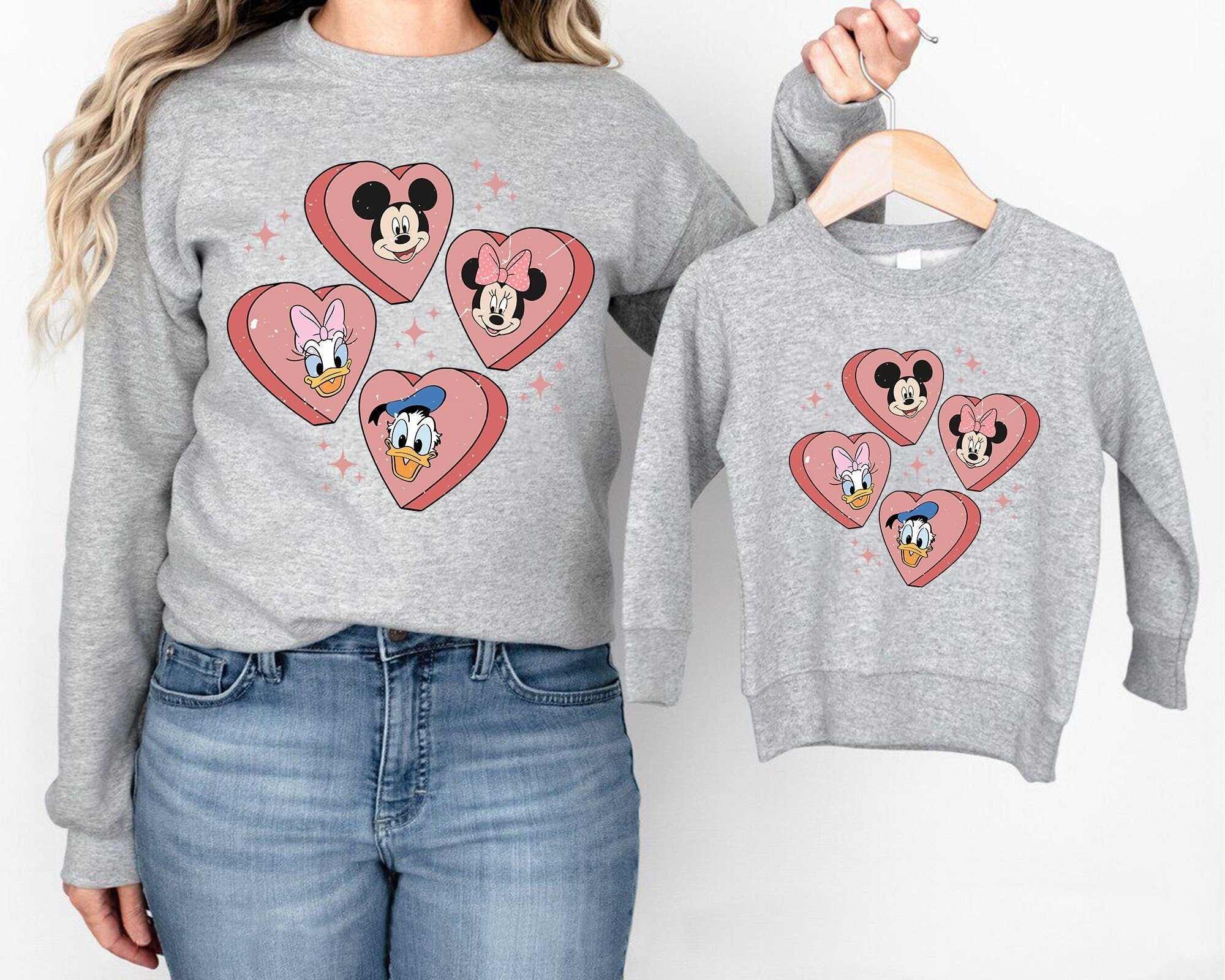 Matching Mommy and Me Valentine Day, Mama Valentine Sweatshirt Gift, Matching Mommy and Me Outfit, Valentines Day Shirts Mom Baby
