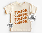 Custom Baby Shirt, Personalised Kids T Shirt, Custom Text Toddler T Shirt, Toddler Name Shirt, Custom Shirt, Youth Custom Shirt, Your Text