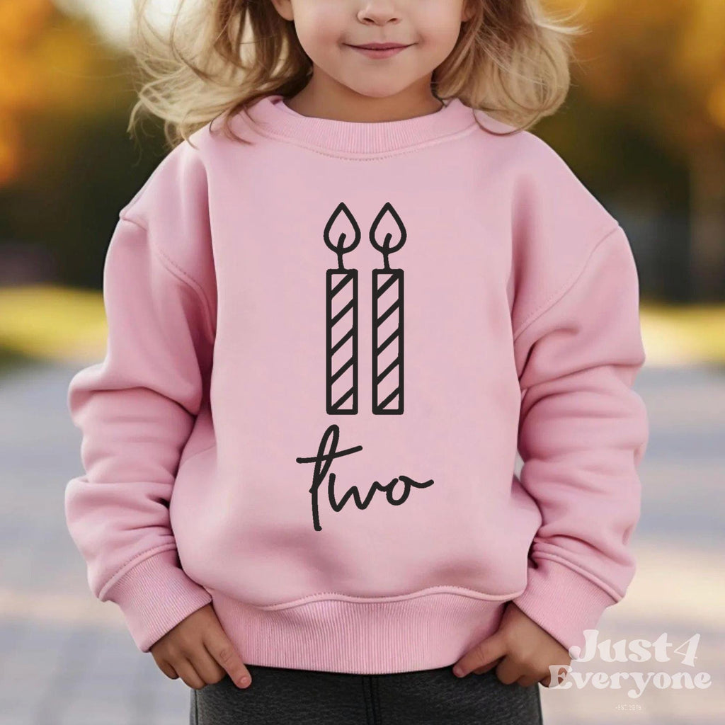 Two 2nd Birthday Shirt or Sweatshirt – Toddler Birthday Outfit