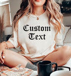 Custom Shirt, Custom Text Shirt, Custom T-shirt, Personalized T-Shirt, Personalized Shirt, Custom Unisex Shirts, Custom Logo T-Shirts