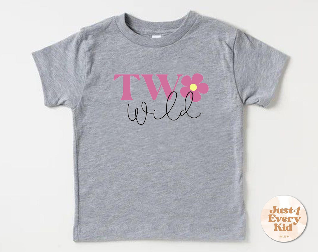 Two Wild 2nd Birthday Shirt – Toddler Girl Birthday Tee