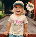 Two Wild 2nd Birthday Shirt – Toddler Girl Birthday Tee
