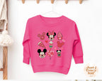 Sweatshirt for Toddlers, Disneyworld Kid Sweater, Disney Minnie and Mickey Sweatshirt, Disneyland Snacks Sweater, Snacking Around The World