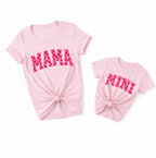 Mama and Mini Matching Shirts, Mommy and Me Pink T Shirts, Matching Mom Daughter Outfit, Mama Mini Shirts Set