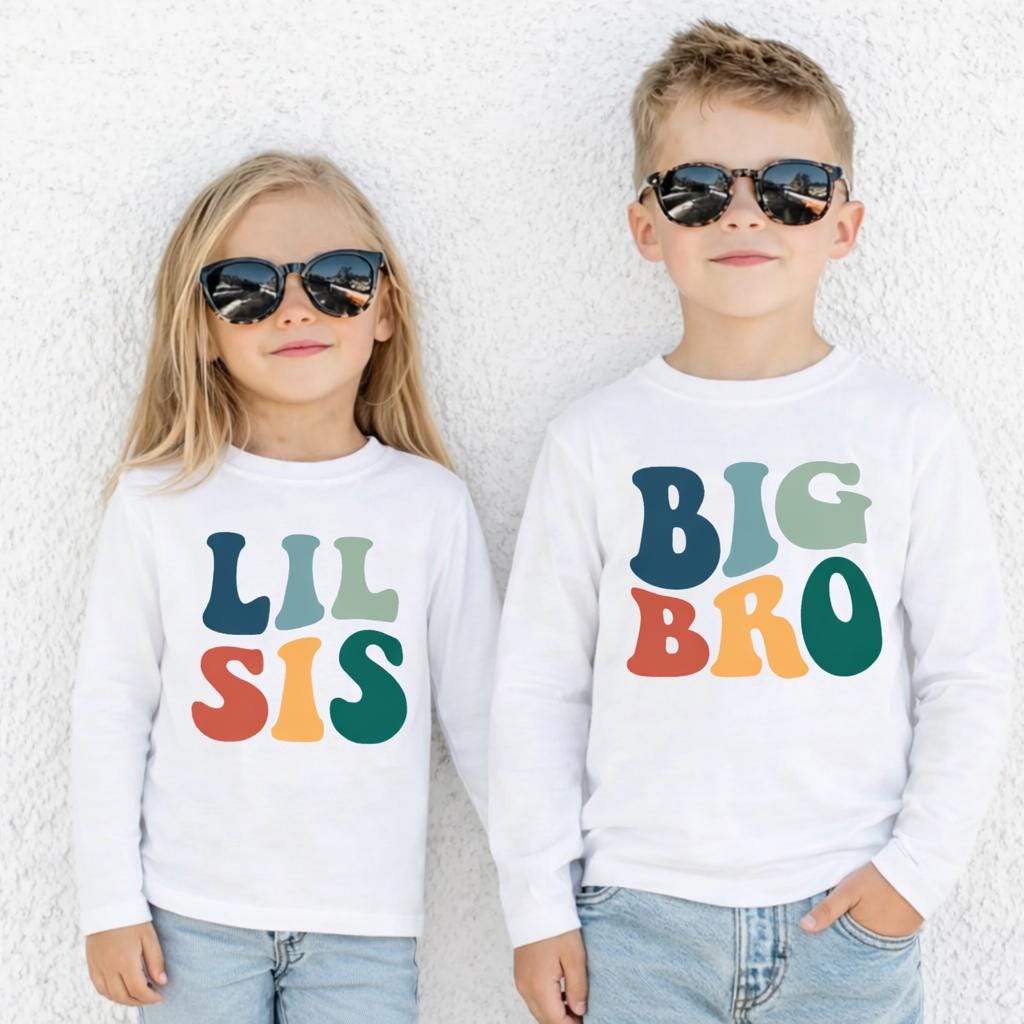Family Sibling Shirts – Brother & Sister Set