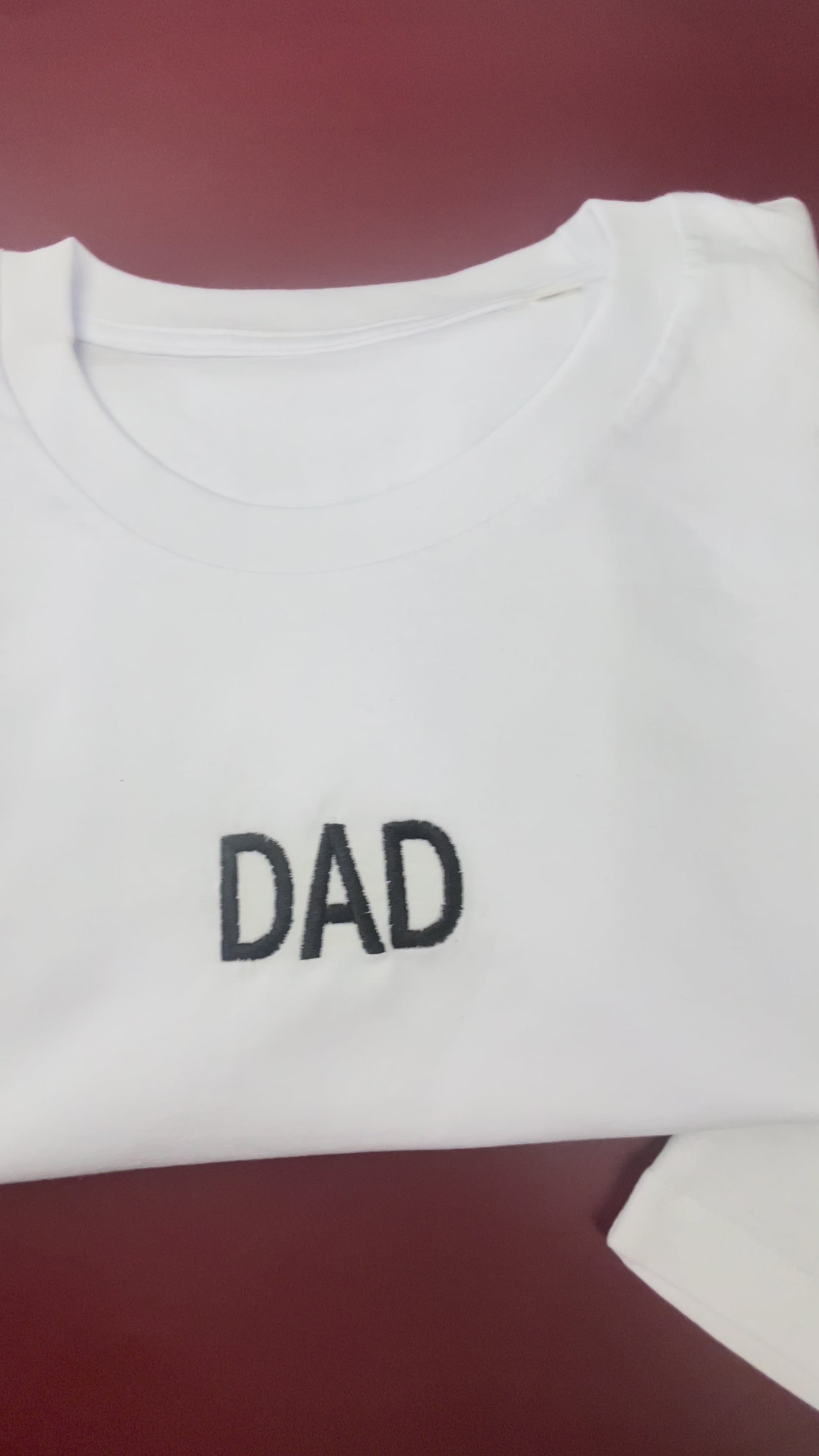 Matching Dad and Mini Embroidered T-Shirts – Father and Son Shirts