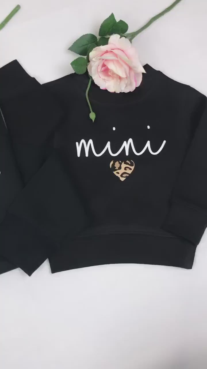 Mama & Mini  Leopard Matching Sweatshirts