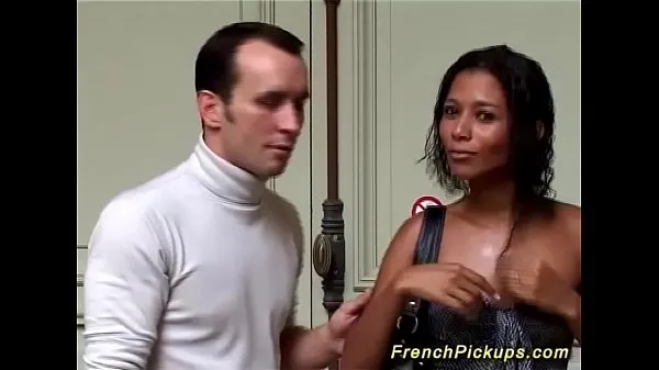 New black french babe picked up for anal sex total Movies
