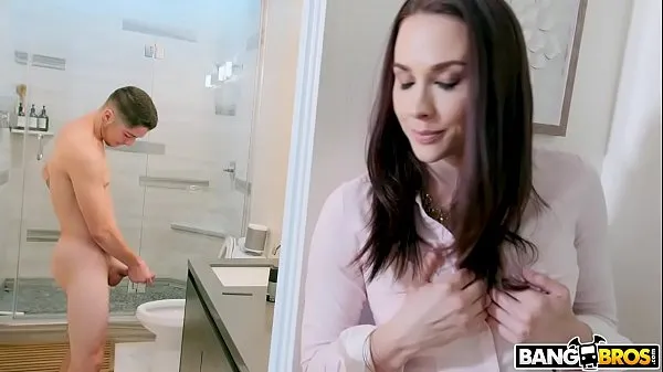 New BANGBROS - Stepmom Chanel Preston Catches Jerking Off In Bathroom total Movies