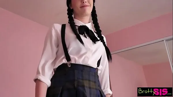 Nya Bratty step Sis - Quick Ride On Brother's Huge Cock Before Class S5:E1 filmer totalt