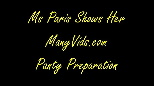 Celkový počet nových filmov: Ms Paris Rose Shows Her Sold Panty Preparation