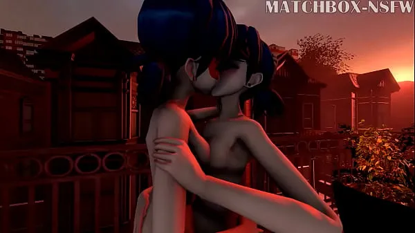 إجمالي Miraculous ladybug lesbian kiss من الأفلام الجديدة
