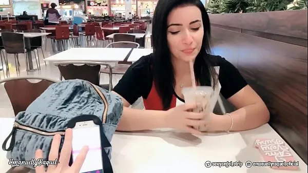 New Emanuelly Cumming in Public with interactive toy at Shopping Public female orgasm interactive toy girl with remote vibe outside total Movies