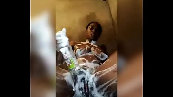 New Nigeria babe masturbate with big bottle while bathing total Movies
