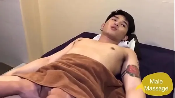 cute Asian boy ball massage total Film baru