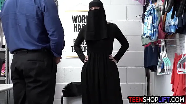 New Muslim teen thief Delilah Day exposed and exploited after stealing total Movies