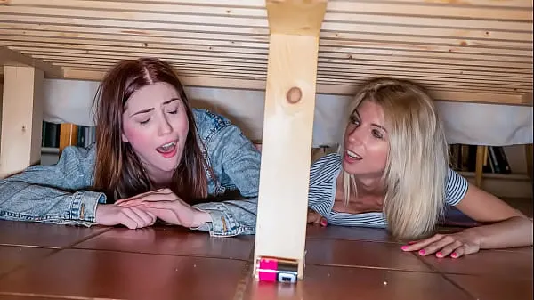 New Pervert Young Guy Fucks His Stepmom and Stepsis Stuck Under The Bed total Movies