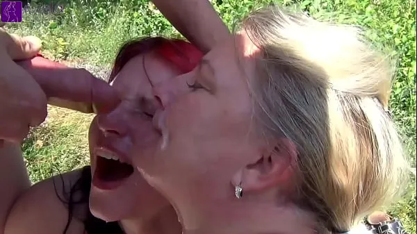 Łącznie nowe Stepmother and Stepdaughter were dirty used by countless men at a bathing lake! Part 2 filmy