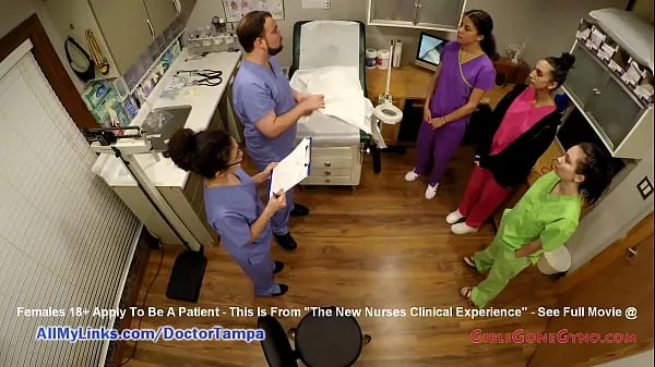 Összesen CNA Interna Reina, Lenna Lux, Angelica Cruz Preform First Experience Medically Checking Patients While Instructor Nurse Lilith Rose and Doctor Tampa Look On To Assess What The New Nurses Have Learned During Their Classes új film