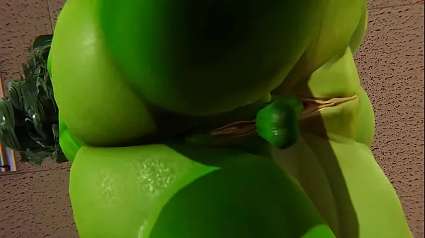 Összesen Futanari - She Hulk x Fiona - 3D Animation új film