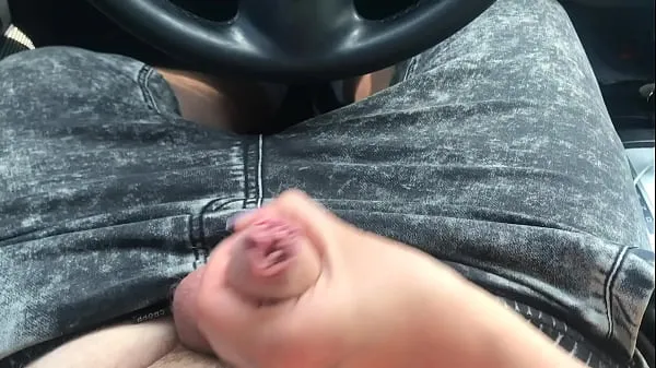 New Drove to the village, she showed her tits in the car and jerked off to me total Movies
