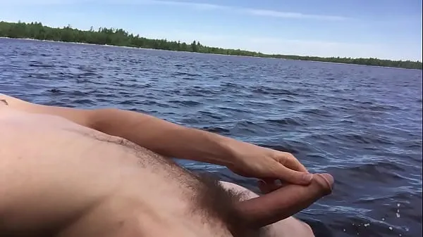 New BF's MASSIVE CUM EXPLOSION!!! 11 CUMSHOTS BY THE LAKE ON PUBLIC TRAIL total Movies