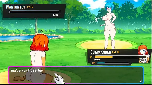 Nieuwe Oppaimon [Pokemon parody game] Ep.5 small tits naked girl sex fight for training films in totaal