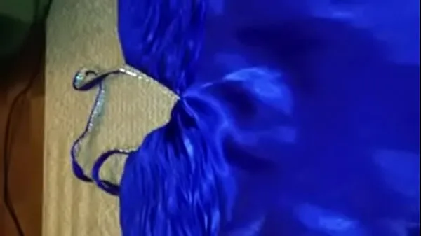 Hot Blue Satin Prom Dress total Film baru