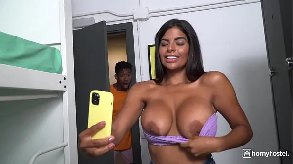 New HORNYHOSTEL - (Sheila Ortega, Jesus Reyes) - Huge Tits Venezuela Babe Caught Naked By A Big Black Cock Preview Video total Movies