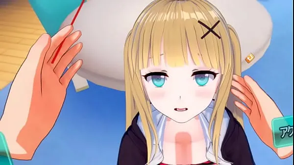 Novo total de Eroge Koikatsu! VR version] Cute and gentle blonde big breasts gal JK Eleanor (Orichara) is rubbed with her boobs 3DCG anime video filmes