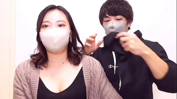 New Blindfold taste test game! Japanese girlfriend tricked by him into huge facial Bukkake total Movies