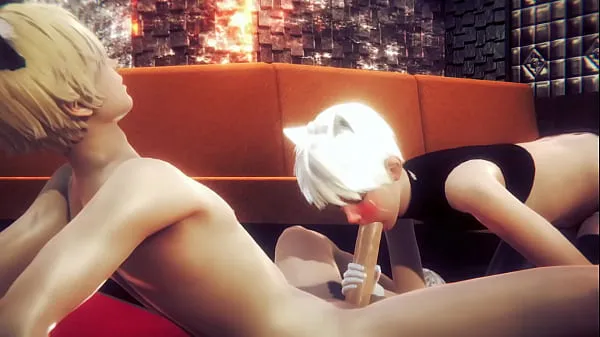 إجمالي Yaoi Femboy - Alan Handjob and blowjob - Sissy Trap Crossdresser Anime Manga Japanese Asian Game Porn Gay من الأفلام الجديدة