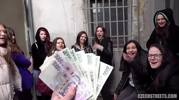 Nye CzechStreets - Teen Girls Love Sex And Money film i alt