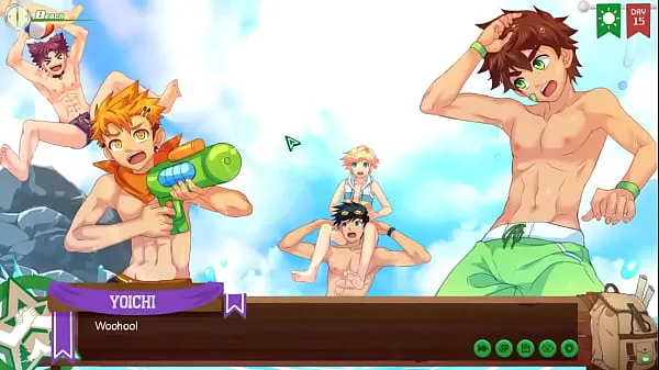 Twinks flirting and fighting on the beach | Camp Buddy - Yoichi Route - Part 10 total Film baru