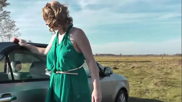 Uusia elokuvia yhteensä Milf. Naked sexy outdoor. Outside in nature on river bank beautiful my without panties in stockings high heels washes car. Pretty in auto