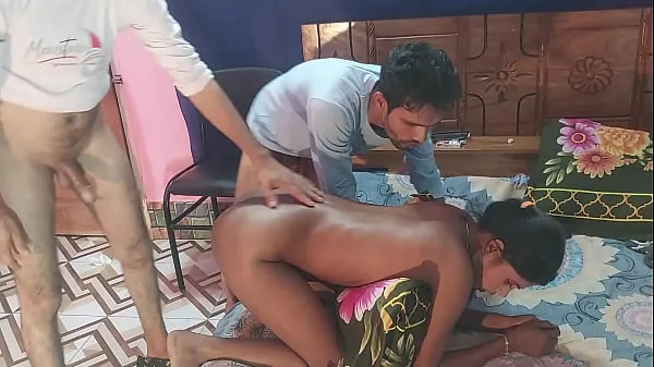 New First time sex desi girlfriend Threesome Bengali Fucks Two Guys and one girl , Hanif pk and Sumona and Manik total Movies