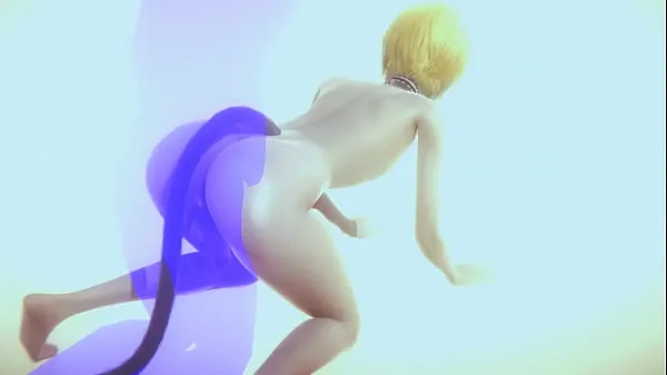 Tổng cộng Yaoi Femboy - Sexy blonde catboy having sex - Japanese Asian Manga Anime Film Game Porn phim mới