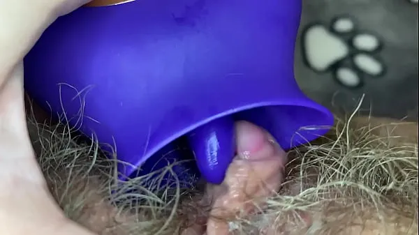 New Extreme closeup big clit licking toy orgasm hairy pussy total Movies