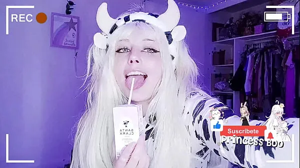 Nové filmy celkem my own cow suit, milk and cookies gives me pleasure ahegao