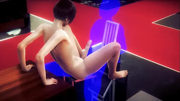 Yaoi Femboy - Twink footjob and fuck in a chair - Japanese Asian Manga Anime Film Game Porn Jumlah Filem baharu