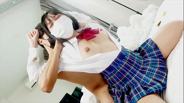 Neue insgesamt Japanisches Studentenmädchen unzensierter Hardcore-Fick Filme