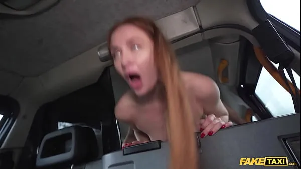 New Fake Taxi Redhead MILF in sexy nylons rides a big fat dick in a taxi total Movies