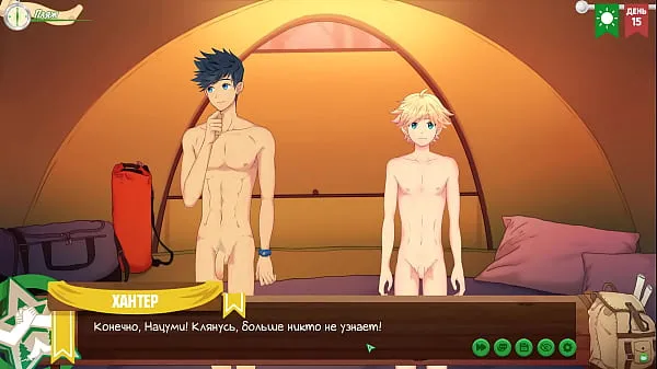 Yeni Game: Friends Camp. Episode 14. Conversation with Hunter (Russian voice acting toplam Film